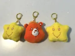 ケアベア　ぬいぐるみ　キーホルダー　ガチャガチャ　フェイスマスコット