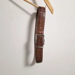 Felisi フェリージ 85/07 クロコ型押し レザーベルト ブラウン - メルカリ