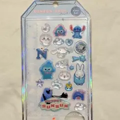 【正規品】シナモロール ちいかわ スティッチ Blueシール おすそ分け