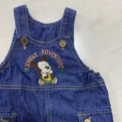 美品　ディズニー　オーバーオール　ミッキー　つなぎ