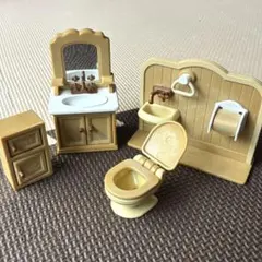 【お値下げ！】シルバニアファミリー 洗面台 トイレセット 水回り家具 まとめ売り