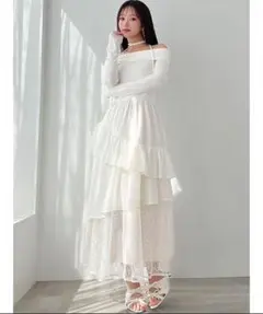 オフショルドッキングワンピース RESEXXY