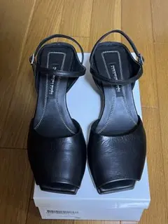 RABOKIGOSHI works サンダル ブラック 23.5cmのサムネイル