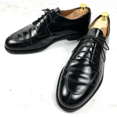 美品 COLE HAAN Uチップ レザーシューズ 黒 26.5