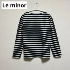 Le minor （ルミノア）　カットソー　ボーダー Tシャツ　コットン