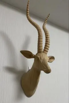 amabro WOOD ANIMAL HEAD ガゼル 壁掛け