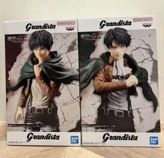 進撃の巨人　リヴァイ　エレン　フィギュアセット