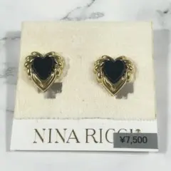 極美品　NINA RICCI　ニナリッチ　イヤリング　ヴィンテージ　ハートのサムネイル