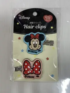 ディズニー ミニーちゃん前髪クリップ