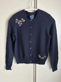 Polo Ralph Lauren 花柄刺繍 カーディガン8〜10