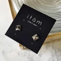 【新品未使用】　SPACE スクエアピアス P-627