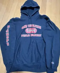 Champion リバースウィーブ パーカー 腕プリント L