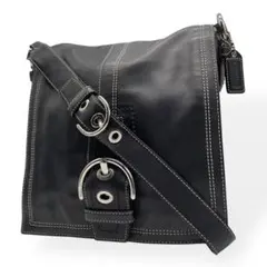 極美品　COACH コーチ ソーホー ショルダーバッグ　ブラック　ユニセックス