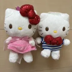 헬로 키티 다니엘 봉제 인형 2체 세트