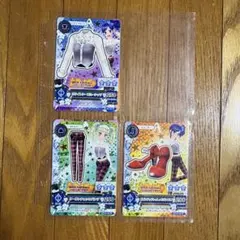 アイカツ　カード　霧矢あおい　藤堂ユリカ　3枚