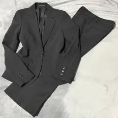 美品✨セオリーtheory パンツスーツ ウール混ブラック日本製M リクルート