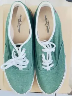 FRED PERRY グリーン スニーカー　27cm