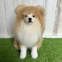 羊毛フェルト【秋田犬　長毛種】犬　オーダー　※他の犬種もオーダー受付中です