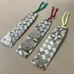 【未使用美品】箱根寄木細工 しおり