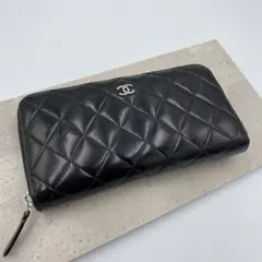 美品！ CHANEL マセトラ ラウンドファスナー 105aa - メルカリ