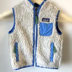 patagonia ベスト アイボリー・ブルー