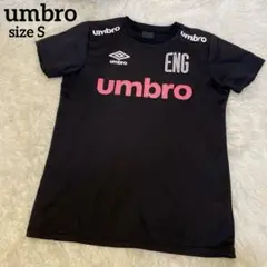 umbro アンブロ Tシャツ ブラックピンク　サッカーTシャツ