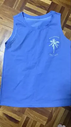 BILLABONG タンクトップ ブルー ロゴプリントのサムネイル