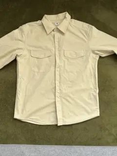 【UNIQLO】ジャージーオーバーシャツ(長袖) OFF WHITE Lサイズ