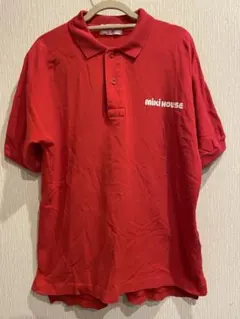 MIKI HOUSE レッド ポロシャツ