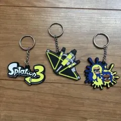 Splatoon 3 アクリルキーホルダー 3個セット　中古
