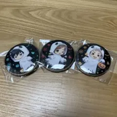 呪術廻戦 マルキューブ 缶バッジ ハロウィン 虎杖、伏黒、釘崎　セット