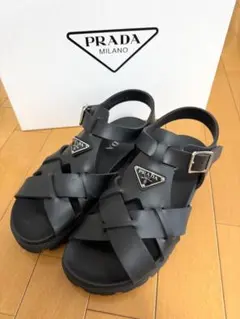 PRADA ラバーサンダル ブラックのサムネイル