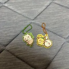 ちいかわ うさぎ ぷっくりラバーマスコット キーホルダー 2個セット