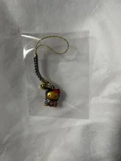 ハローキティ　根付　【岐阜限定】　【飛騨路ゴールド】