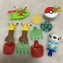 匿名配送　送料込　ハッピーセットおもちゃセット　ポケモン　ピカチュウ　ミジュマル