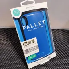 iPhone XR 耐衝撃ハイブリッドケース「PALLET」 ブルー 販売終了品
