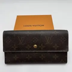 【美品】 ルイ ヴィトン モノグラム ポルト トレゾール インターナショナル