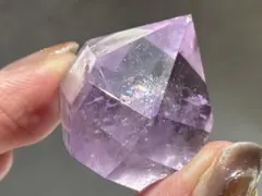 虹入り✨アメトリン ヘキサゴン カービング 誕生石 アメジスト