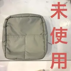 【未使用・美品】無印良品 ナイロンメイクポーチ ライトグリーン