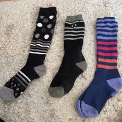 ららば様専用　スキー用靴下 3足セット 20cm 22cm 24cm