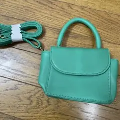 グリーン 2WAYミニショルダーバッグ　ミニバッグ