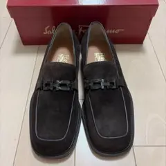 Salvatore Ferragamoメンズ革靴6½ 3E EEEワイド幅 黒 - メルカリ