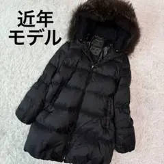 ナノユニバース　西川ダウン　ブラック　ファー　コート NANO universe（ナノ・ユニバース） ダウンジャケット ダウン 「西川