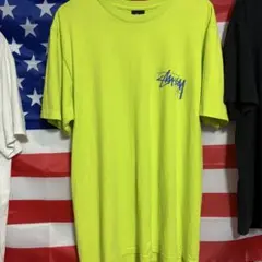 STUSSY summer lb tee 23ss ライム　Tシャツ　m