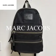 【良品】MARC JACOBSナイロン バックパック リュック ブラックのサムネイル