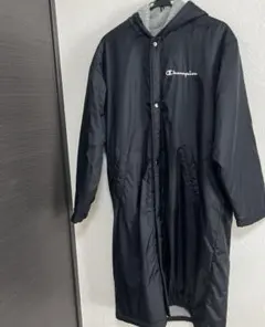 CHAMPION CJ1899 チャンピオン　ベンチコート 黒 フリース内側
