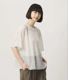 美品 LOEFF ロエフ ブルーベリー サーマル ショートスリーブ