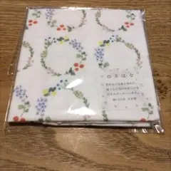 星燈社　綿100% トリプルガーゼハンカチ「ゆきはな」「花束」