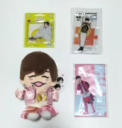 なにわ男子 長尾謙杜　ちびぬい、アクスタセット 4点　中古