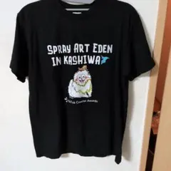 柏/KASHIWA/PrintstarTシャツ SPRAY ART EDEN S